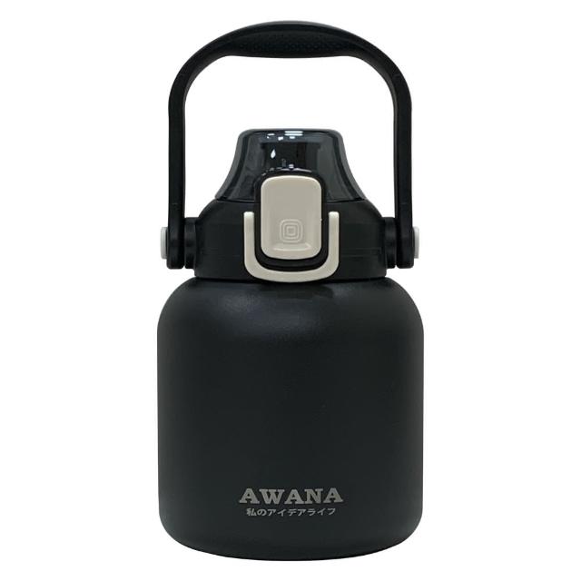 【AWANA】手提彈蓋保溫杯AN-800D(800ml-附吸管)(保溫瓶)