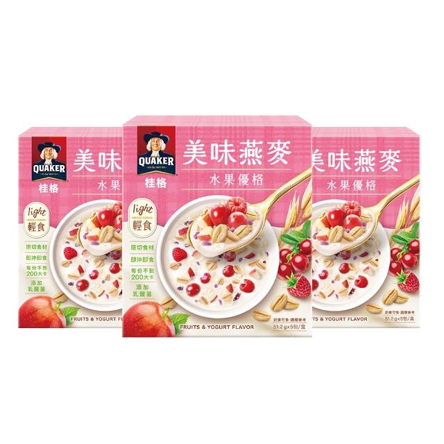 【QUAKER 桂格】濃湯燕麥口味任選6盒組(仔魚昆布/鮮蔬蘑菇/奶油玉米/白醬雞肉/水果優格/可可鮮莓)