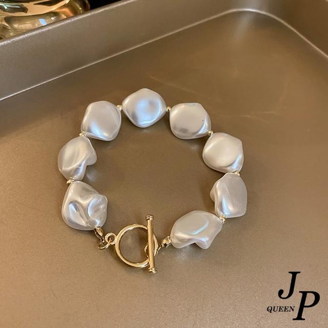 【Jpqueen】不規則愛心珍珠復古時尚手鍊(29款可選)