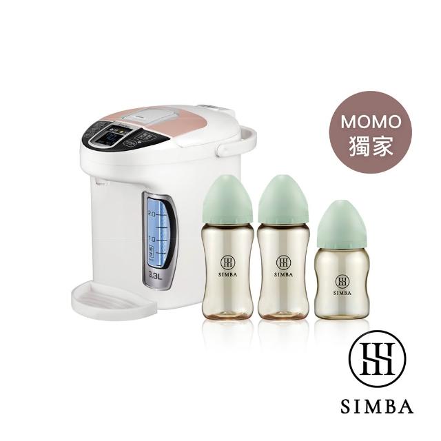 【Simba 小獅王辛巴】NO.1明星智能免預約泡奶推薦組S5PRO(調乳器奶瓶組/momo獨家)