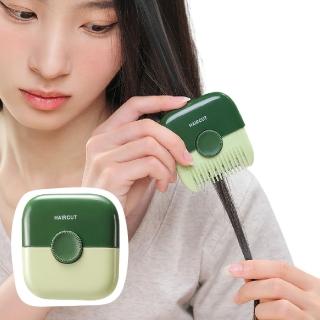 【靈活兩用】二合一便攜瀏海修剪髮梳(打薄 理髮器 修剪器 梳子 修分叉 髮尾 理髮梳 兒童 修髮刀 削髮梳)