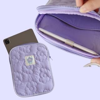【花咘】日系刺繡花平板收納包(ipad包 macbook 內膽包 防震包 繪圖板袋 筆電包 保護套 保護包 手提包)