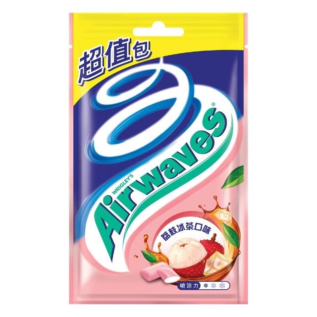 【Airwaves】超涼無糖口香糖 62g*10入(提神/潔牙/口腔清潔)