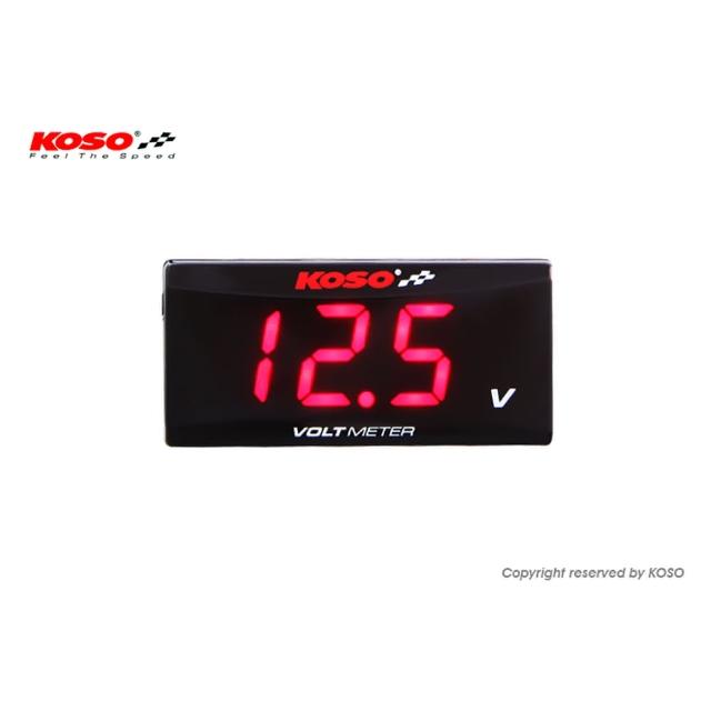 【KOSO】方形 超薄電壓錶、碼錶(電壓表、碼表)