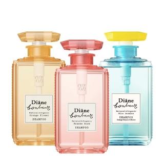 即期品【Moist Diane 黛絲恩】工藝香水 洗髮露500ml(深層修護玫瑰/豐盈亮澤橙花/輕感蓬蓬藍茉莉)