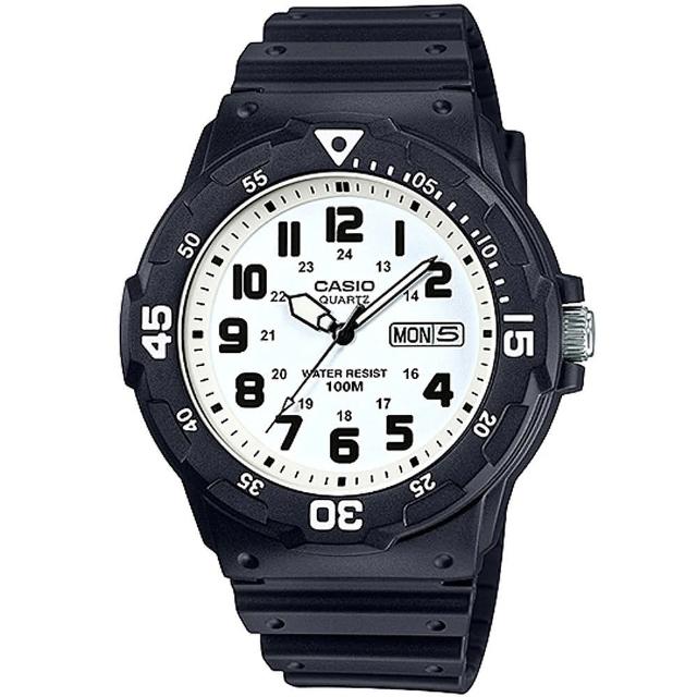 【CASIO 卡西歐】潛水風格輕巧運動手錶-11款可選 情人節 送禮(MRW-200H系列)