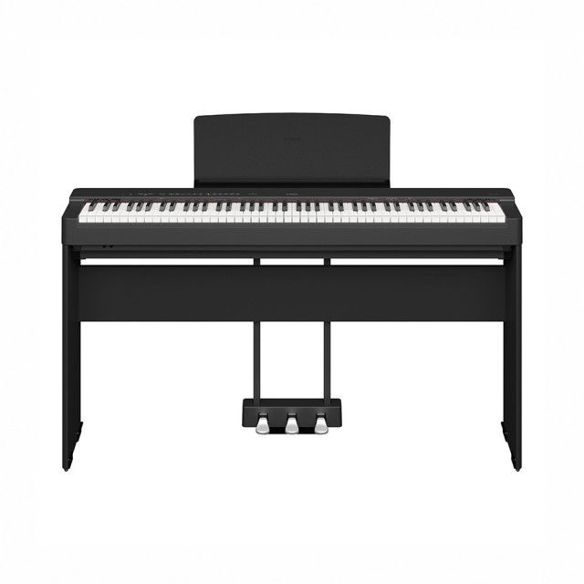 Yamaha 山葉音樂】P225 88鍵數位電鋼琴含琴架款黑/白(贈琴架三踏板組