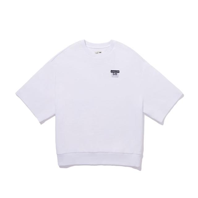 【Lee】男女同款 短袖厚T /  純色小LOGO 共2色 男女共版(LB302086742 / LB302086K14)