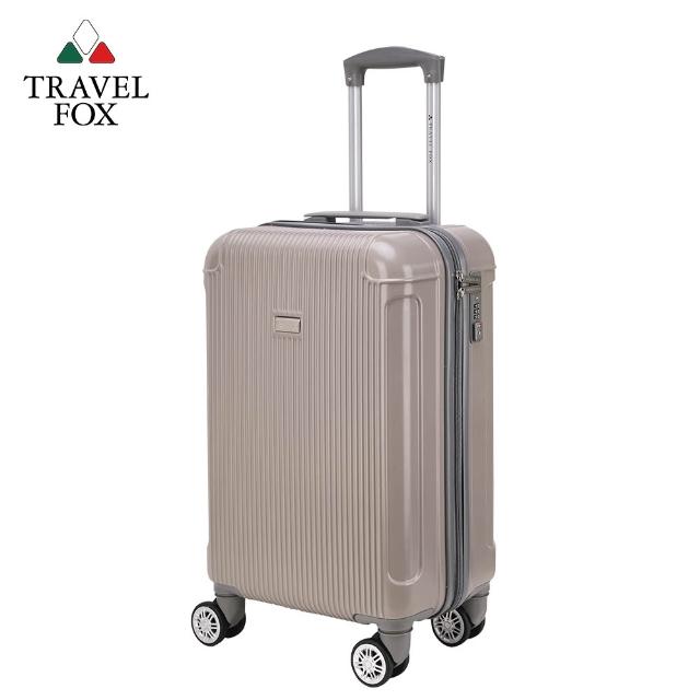 【TRAVEL FOX 旅狐】20/21吋拉鍊箱 TSA海關鎖 靜音飛機輪 大容量 登機箱 行李箱 旅行箱多款任選均一價