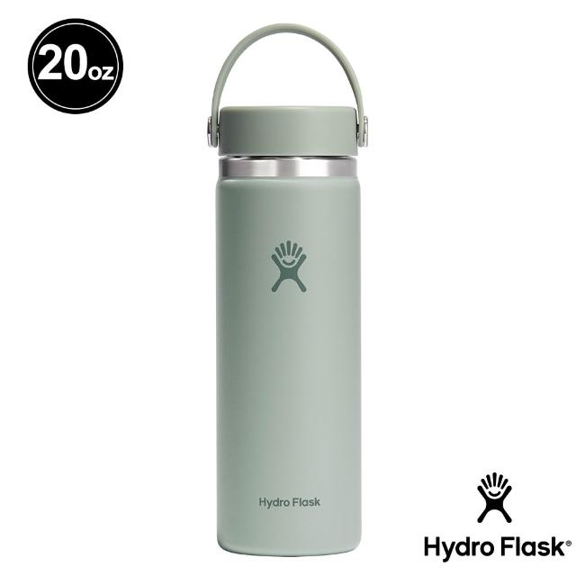 【Hydro Flask】20oz/592ml 寬口 提環 保溫瓶 多色可選(高保冰  無毒 美國品牌 食安 防滑塗層 大口徑)