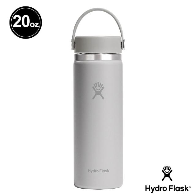 【Hydro Flask】20oz/592ml 寬口 提環 保溫瓶 多色可選(高保冰  無毒 美國品牌 食安 防滑塗層 大口徑)