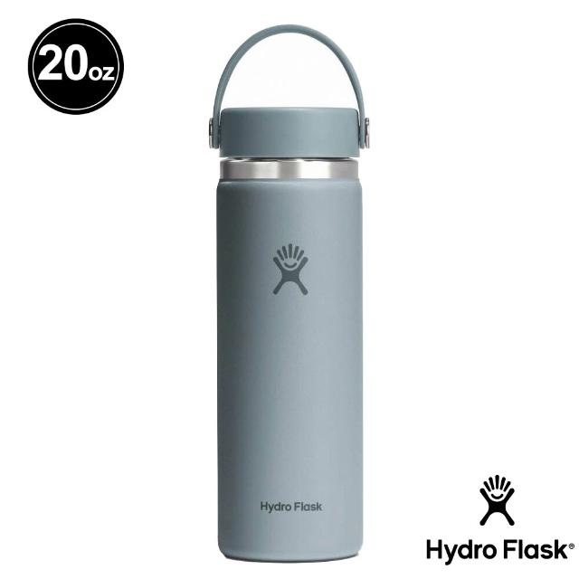 【Hydro Flask】20oz/592ml 寬口 提環 保溫瓶 多色可選(高保冰  無毒 美國品牌 食安 防滑塗層 大口徑)
