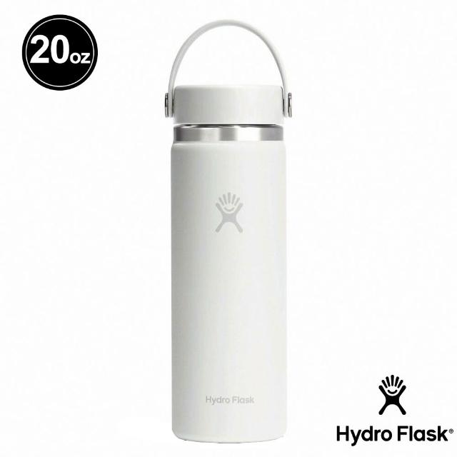 【Hydro Flask】20oz/592ml 寬口 提環 保溫瓶 多色可選(高保冰  無毒 美國品牌 食安 防滑塗層 大口徑)