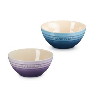 【Le Creuset】瓷器韓式湯碗13cm(無花果/海洋之花/海岸藍 3色選1)