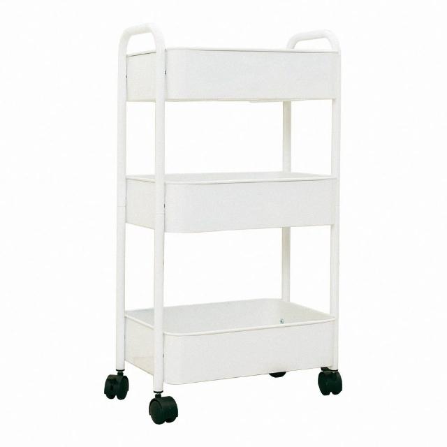 【dayneeds 日需百備】慵懶時光三層推車 四色可選(推車架/移動式/收納車/手推車)