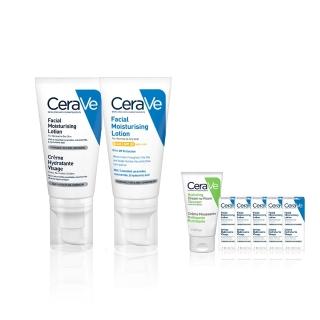 11890109 OL 【CeraVe適樂膚】日夜全效保養組★全效超級修護乳 52ml+溫和清爽保濕防曬乳 SPF30 52ml_A(臉部保濕修復)