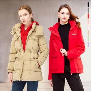 【MYVEGA 麥雪爾】MA多款保暖連帽鋪棉/三合一機能外套(連帽外套/防潑水/保暖外套/鋪棉外套)