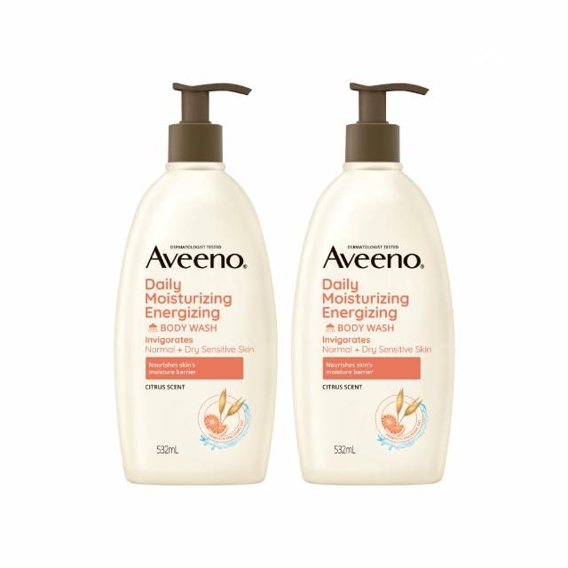 【Aveeno 艾惟諾】超值4入-長效燕麥沐浴露532ml(薰衣草香氛/活力果香/燕麥/高效舒緩任選)