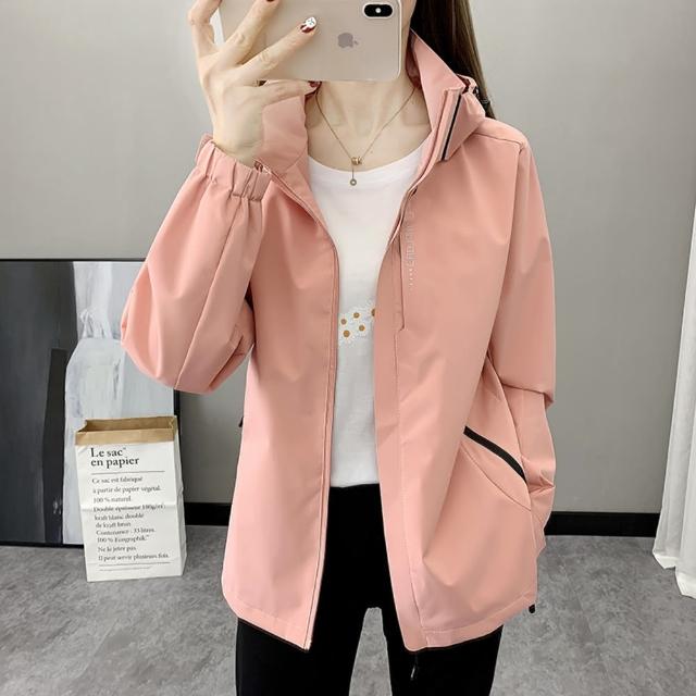 【JP服飾】男女款 防風/防潑水 衝鋒外套 情侶款 外套 連帽外套 秋冬外套 夾克(防風/防潑水/帽可拆 6266)