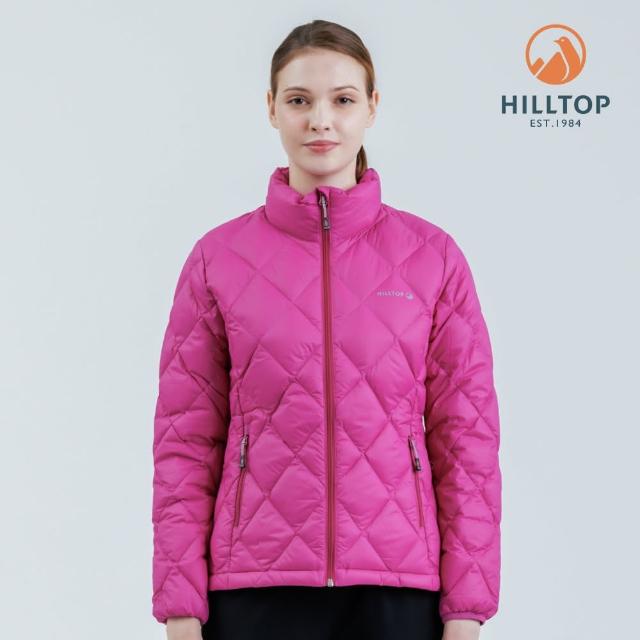 【Hilltop 山頂鳥】獨家特談-男女款 保暖蓄熱羽絨短大衣(男女多款任選/立領/戶外)