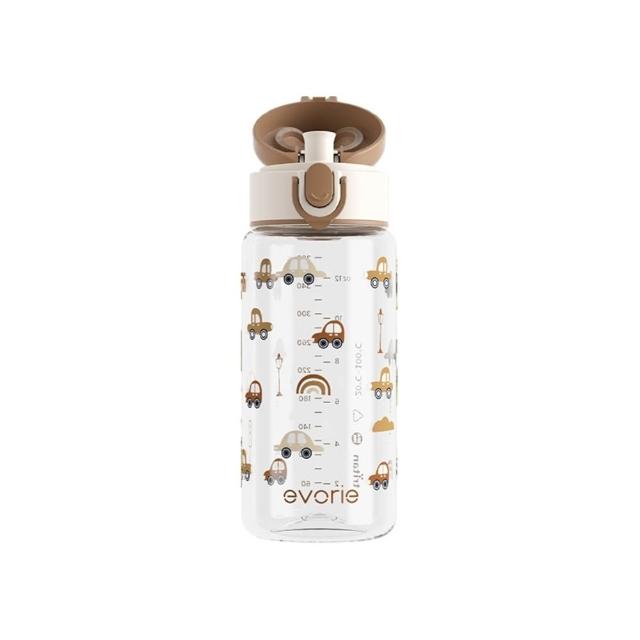 【Evorie】Tritan兒童水杯380ml 直飲 / 吸管杯(幼兒水杯 兒童水壺 幼稚園水壺)