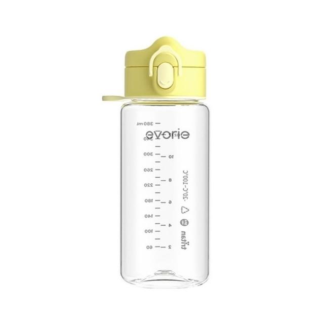 【Evorie】Tritan兒童水杯2入組(300mL380mL)微笑水杯
