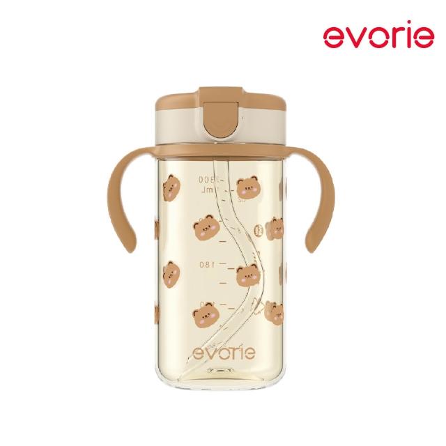 【Evorie】Tritan兒童吸管水杯300ml(寶寶水杯 幼兒水杯 兒童水杯水壺)