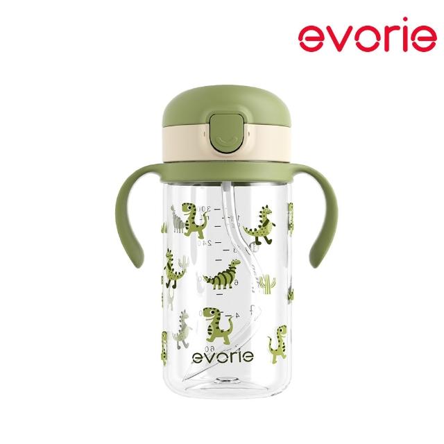 【Evorie】Tritan兒童吸管水杯300ml(寶寶水杯 幼兒水杯 兒童水杯水壺)