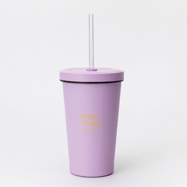【Oolab 良杯製所】二代冰淇淋系列 陶瓷易潔層吸管杯550ml(6色可選/保冰保溫/咖啡杯)