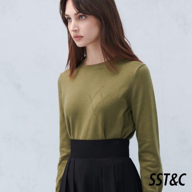 【SST&C】最後出清_女裝 V領/半高領長袖針織衫-多款任選(限時4折)
