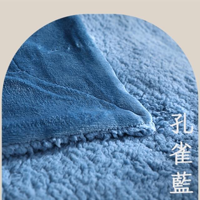 【ISHUR 伊舒爾】買1送1 法蘭絨羊羔絨暖暖被毯禮盒(150x200cm/毛毯/毯子/四季毯/送禮首選/尾牙/春酒/禮品/