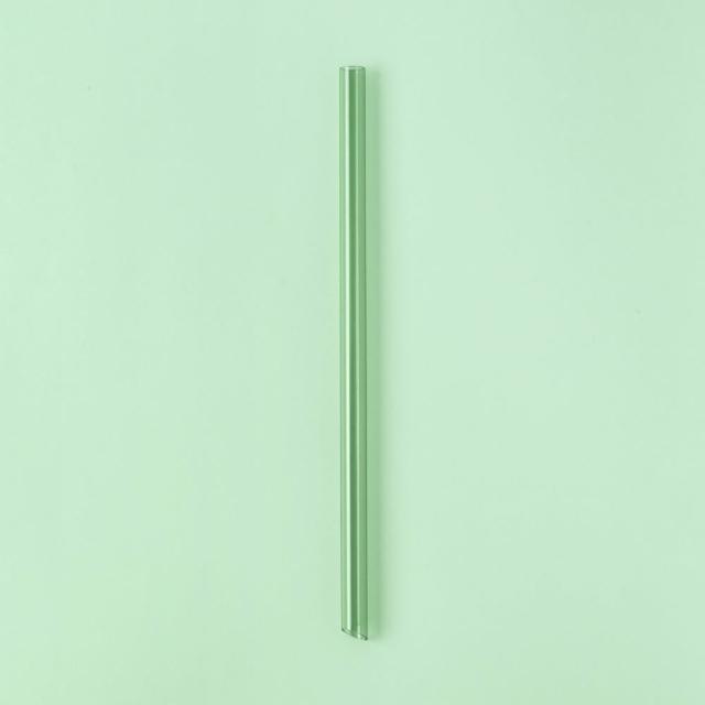 【Oolab 良杯製所】ECOZEN 透明斜口細吸管26cm(環保吸管8色選擇)