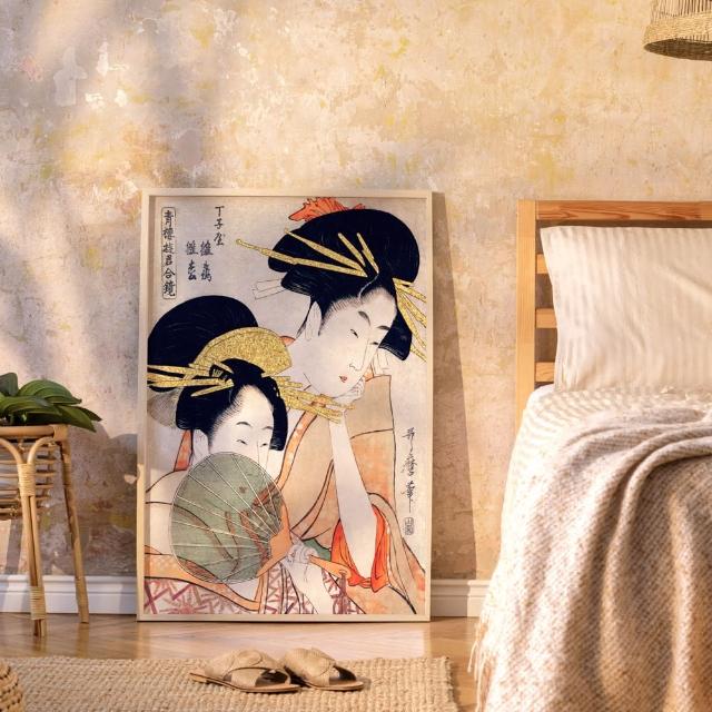 菠蘿選畫所】日式浮世繪系列掛畫-42x60cm(日式浮世繪/葛飾北齋/世界名