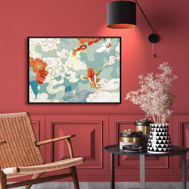 菠蘿選畫所】日式浮世繪系列掛畫-42x60cm(日式浮世繪/葛飾北齋/世界名