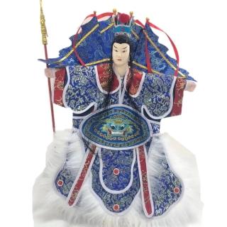【A-ONE 匯旺】呂布+背旗 有內體 可換衣 精緻布袋戲偶 送國旗布藝 戲偶架 教學 武將 布玩偶 人偶手偶