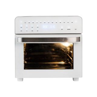 【SANSUI 山水】15L旋風溫控智能氣炸烤箱 標配組 (SAF-588)氣炸鍋/吐司機/果乾機/大容量/安全斷電/情人節