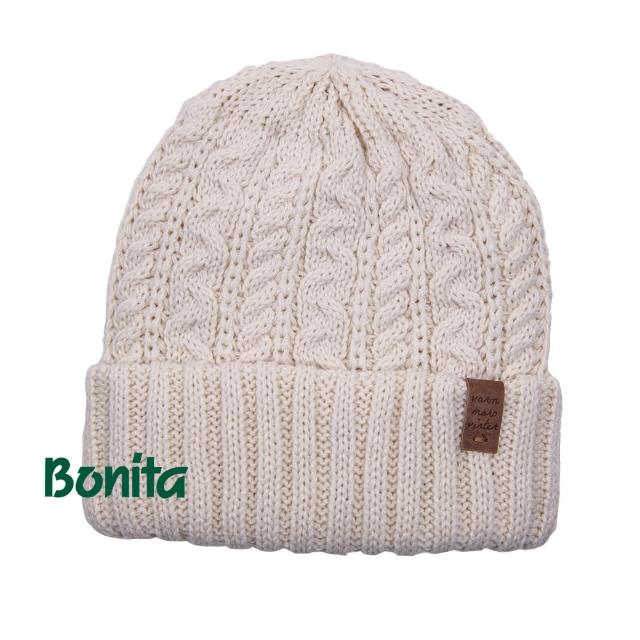 【Bonita 葆倪】日本進口 麻花雙面毛線帽-992-3502(日本進口手工雙面毛線帽)