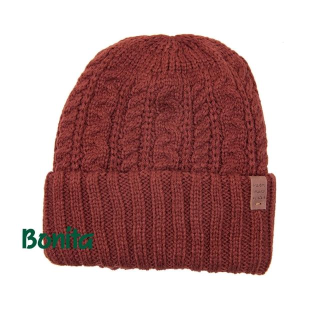 【Bonita 葆倪】日本進口 麻花雙面毛線帽-992-3502(日本進口手工雙面毛線帽)