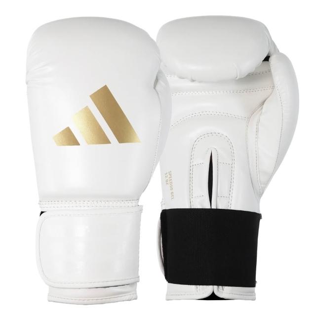 【adidas 愛迪達】SPEED 50 速度型耐擊打拳擊手套 一對(拳擊 泰拳 格鬥 搏擊 拳套 健身 有氧)