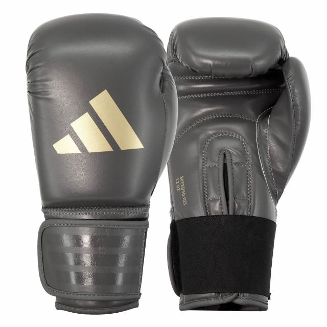 【adidas 愛迪達】SPEED 50 速度型耐擊打拳擊手套 一對(拳擊 泰拳 格鬥 搏擊 拳套 健身 有氧)