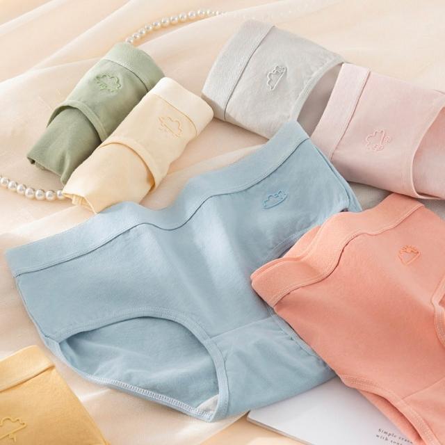 【Chic Chic 琪琪】10件組-多款任選-嬰兒棉抑菌無痕女內褲(純棉底襠 抑菌導濕 平口 親膚舒適 顏色隨機)