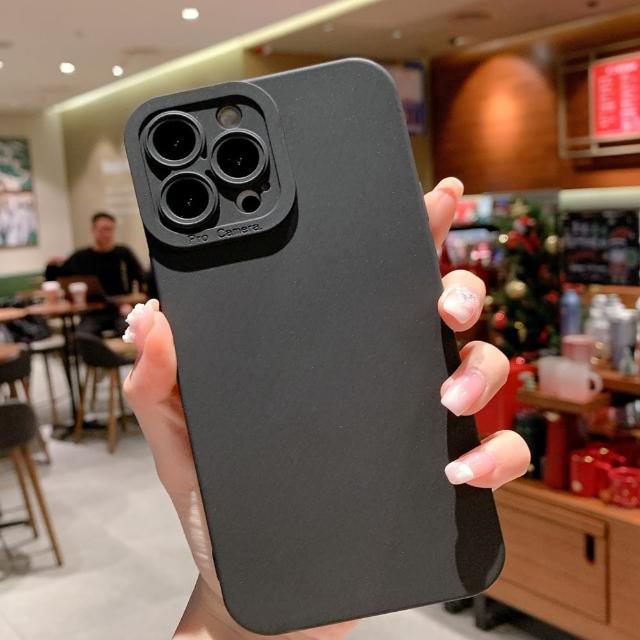 【小玉貼膜】適用iPhone天使眼鏡頭全包磨砂手感防摔殼手機殼軟殼(iPhone11 Pro Max)