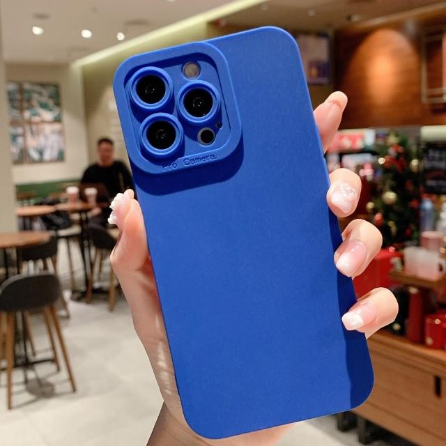 【小玉貼膜】適用iPhone天使眼鏡頭全包磨砂手感防摔殼手機殼軟殼(iPhone12 Pro Max)