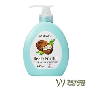 【Washwise 聰明洗】果然有酵 蔬果碗盤清潔露(500 ml)