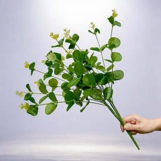 【Floral M】最佳配角尤加利葉仿真花花材1入組(人造花/仿真花/假花/花藝DIY/裝飾花材)