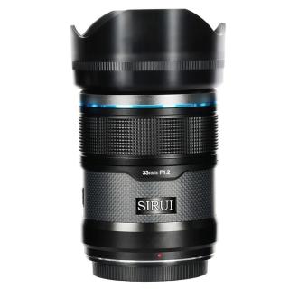 【Sirui】思銳 33mm F1.2 狙擊系列 APS-C 自動對焦 大光圈 鏡頭(33 F1.2 立福公司貨 碳纖黑)