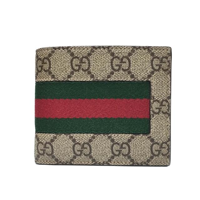 【GUCCI 古馳】經典LOGO零錢8卡對開短夾/皮夾 (款式任選)