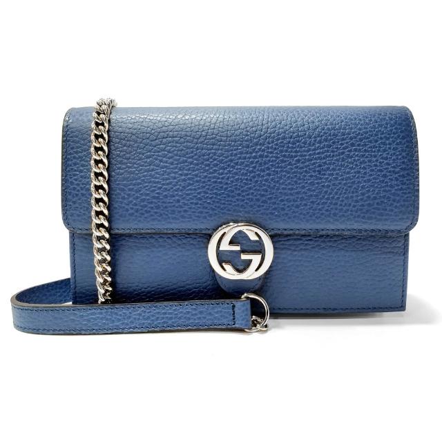【GUCCI 古馳】615523 / 510314 經典雙G金屬LOGO荔枝紋牛皮鏈帶WOC手拿肩背斜背包(多款可選)