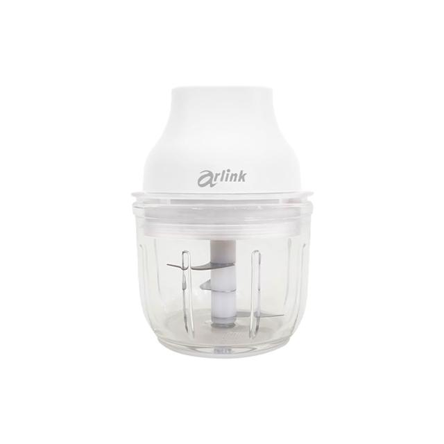 【Arlink】AG270C玻璃雙杯雙刀組｜無線調理機 (生熟食分開) 電動蒜泥機｜備料神器｜食物調理機｜蒜泥機