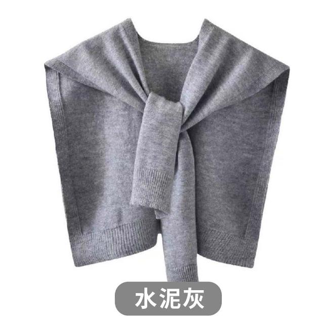 【MITRES】披肩 披肩外套 針織披肩(禦寒保暖/簡約百搭/9款顏色)
